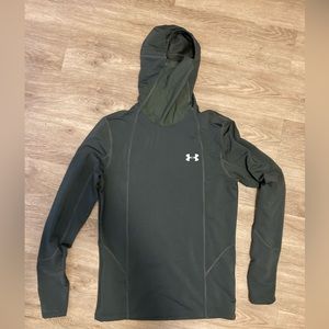 Under Armour Cold Gear Fitted Reactor Run Balaclava Hoodie Sz S Men